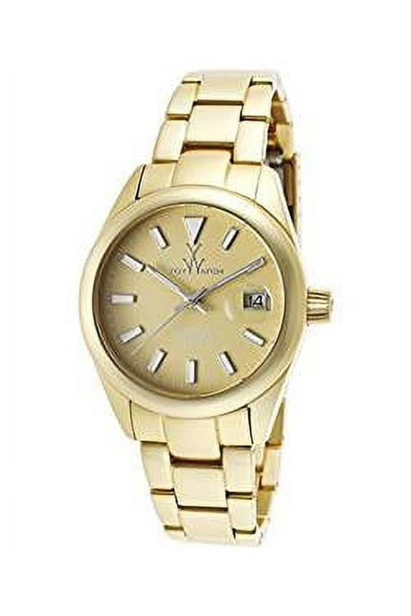 ME35GD Women's Metallic Gold-Tone Aluminum Bracelet Watch