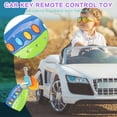 thumbnail image 1 of Toywjx Educational Toys Musical Smart Remote Car Key Toy with Sound and Light 3 Keys & 1 Remote with 12 Musical Mini Flashlight with Fob Pretend Play Toys Birthday Gift Christmas Gifts(Blue), 1 of 5