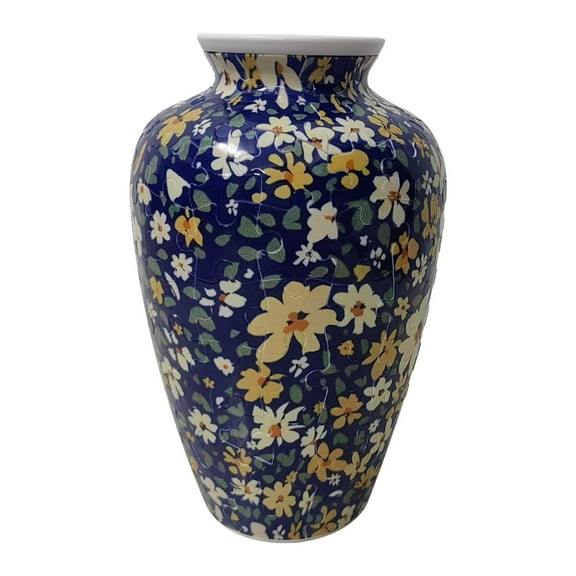 TozuoyouZ 3D Puzzle Vase with Delicate Floral Pattern, DIY Fun Meets Practical Flower Arranging, Fits Multiple Home Styles, Creates Personalized Desktop Art