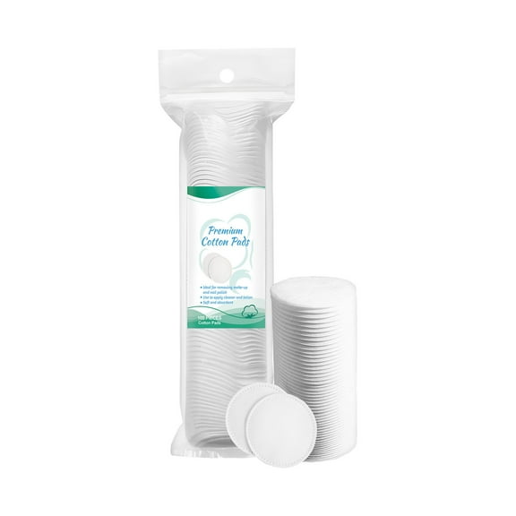 Tozuoyouz Facial Makeup Remover And Cleaning With Ultra Soft And Comfortable Cotton Pads For The Face 100Pc Blue Free Size