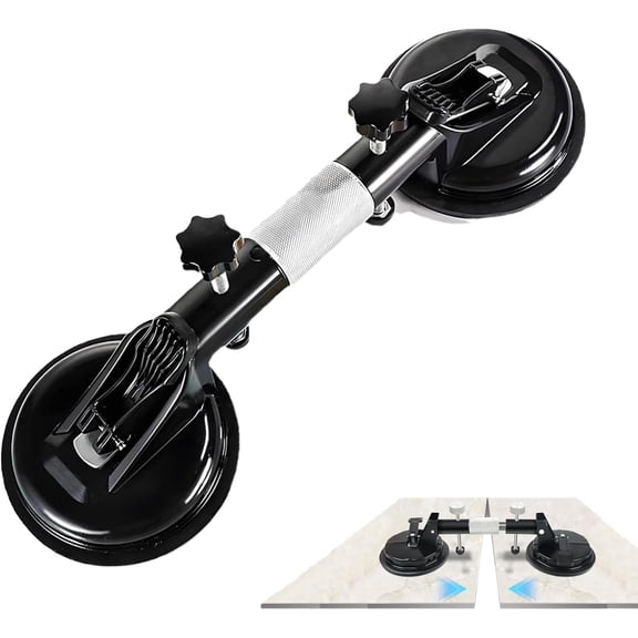 Tozuoyouz Laminate Floor Gap Repair Tool, Pro Countertop Alignment Clamps, Adjustable Granite Seam Setter With Vacuum Suction Cups, For Granite, Marble, Stone, Slab And Glass B Free Size