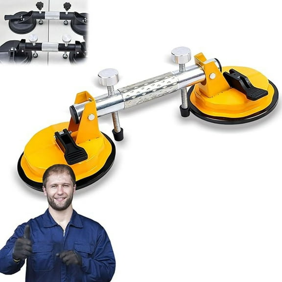 Tozuoyouz Laminate Floor Gap Repair Tool, Pro Countertop Alignment Clamps, Adjustable Granite Seam Setter With Vacuum Suction Cups, For Granite, Marble, Stone, Slab And Glass A Free Size