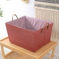 thumbnail image 1 of Tozuoyouz Laundry Basket With Handles, Foldable Clothes Hampers Stand Up Well, Waterproof Dirty Clothes Hamper, Rugged Laundry Basket For Flat, Dorm, Hotel Red A, 1 of 6