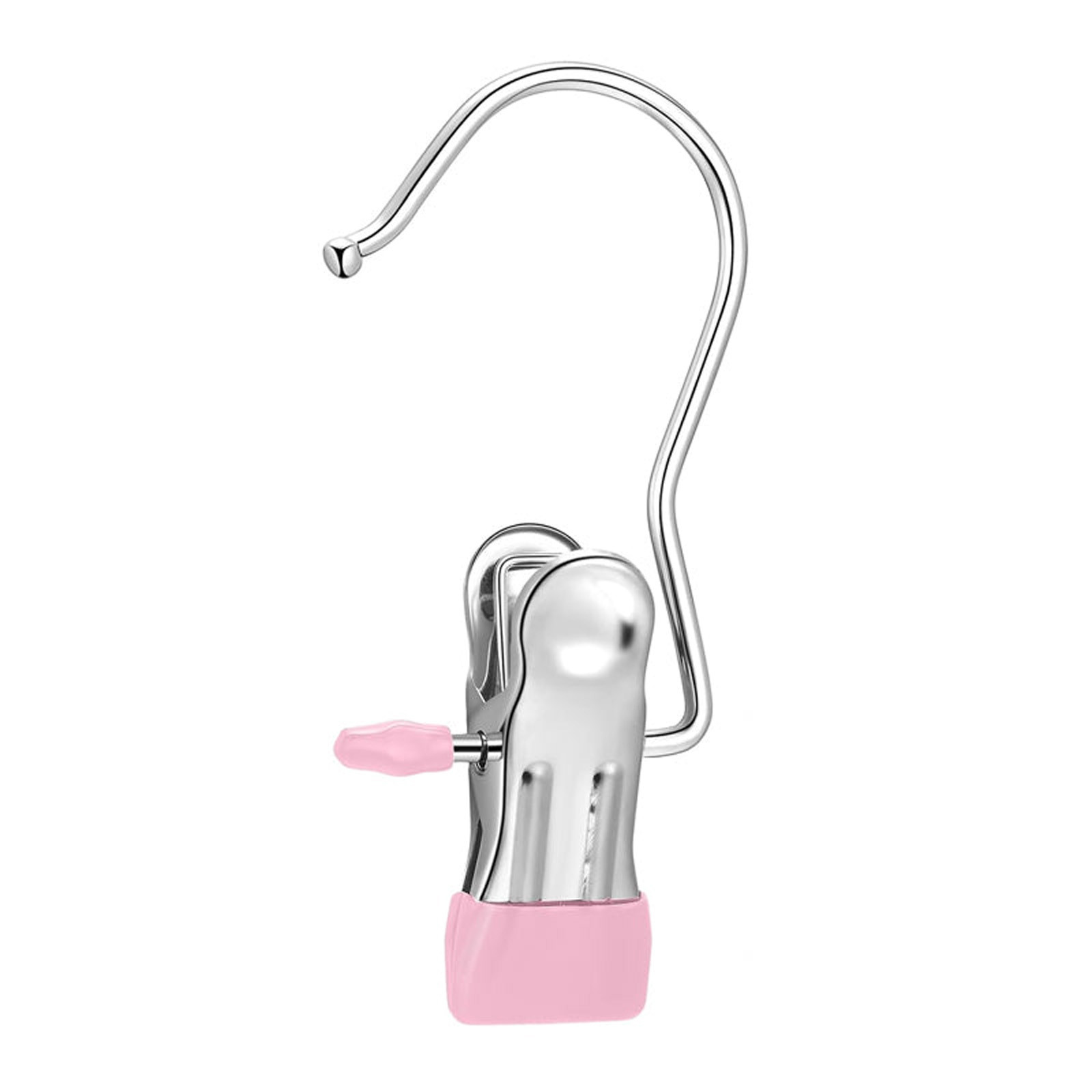 Tozuoyouz Stainless Steel Hook Clip With Hook Storage Clip, Clothes