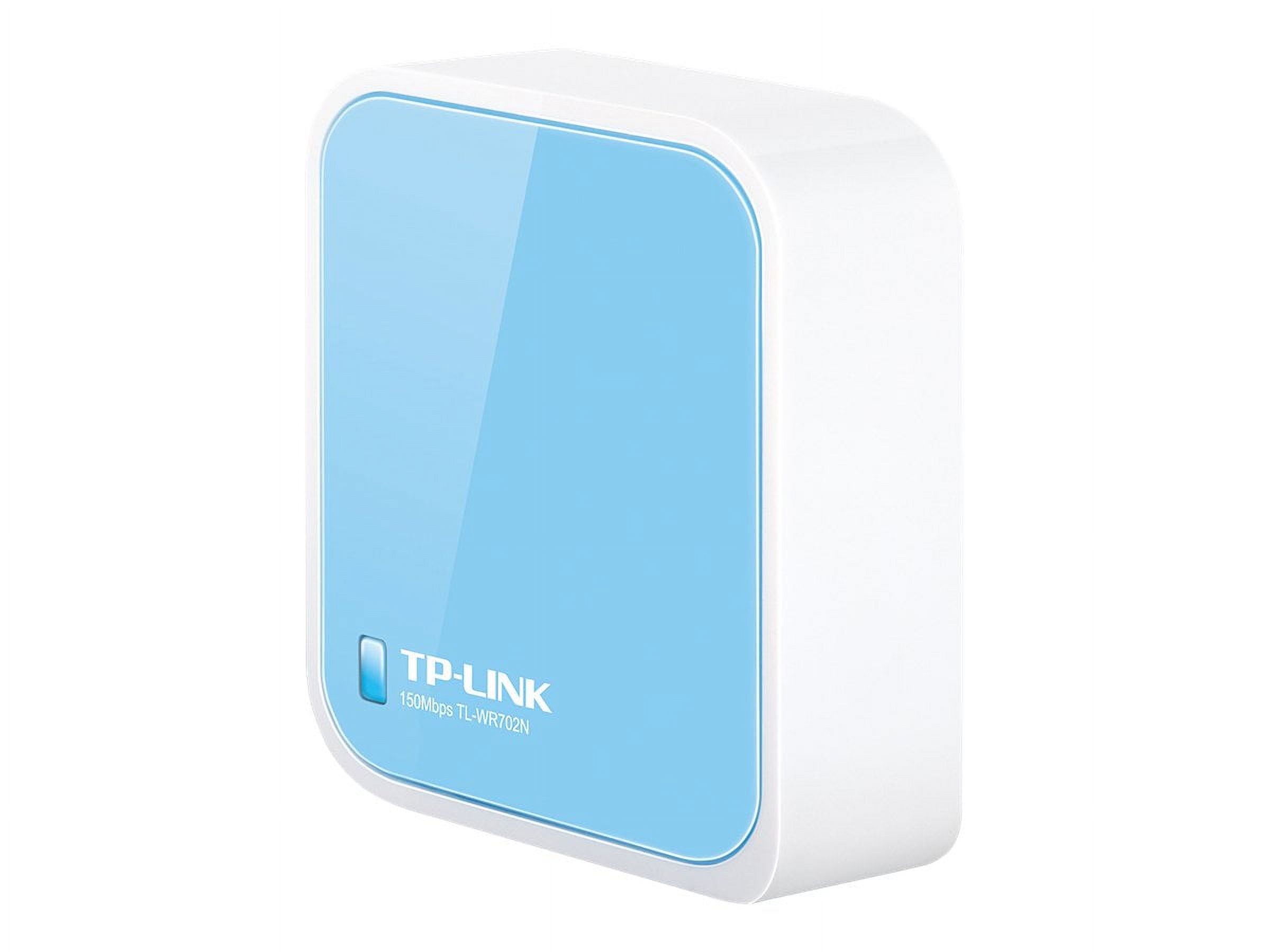 Open Box Tp-Link TL-WR702N Wireless Router - IEEE 802.11n - ISM Band - 150 Mbps Wireless Speed - 1 x Broadband Port - USB Desktop