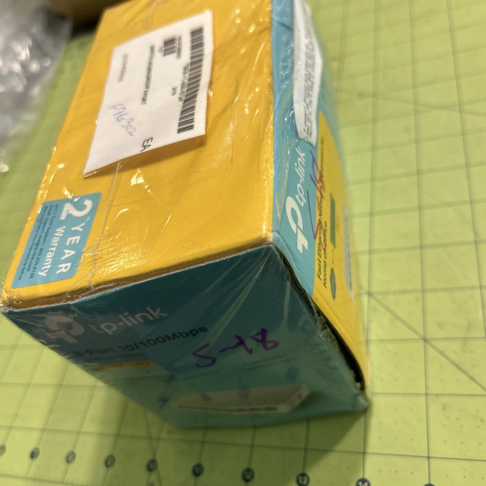 Tp-Link Tl-Sf1008D 8-Port Desktop Switch 10/100 Mbps Network. New