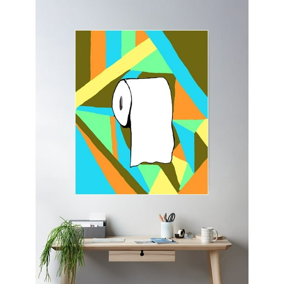 Tp Poster Wall Art, Modern Wall Decor For Living Room Bedroom, 12x18 UNFRAMED