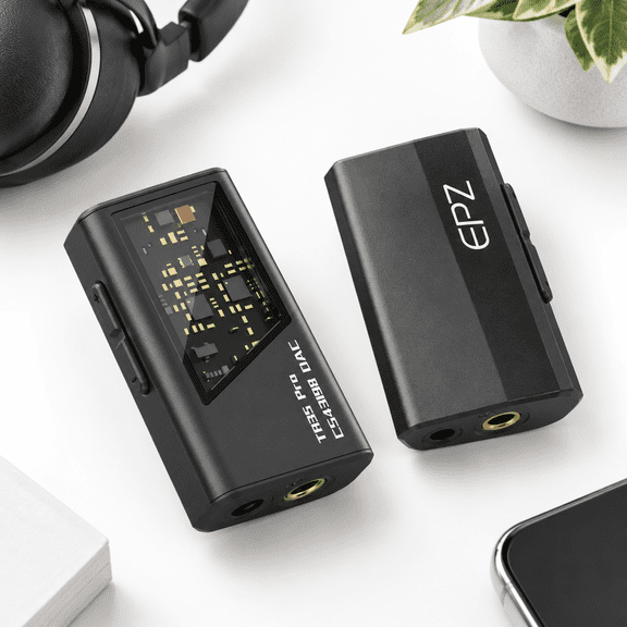 Tp35 Pro Mini Portable Black Iem Dac Hi-fi Decoder Headphone Amplifier Dongle