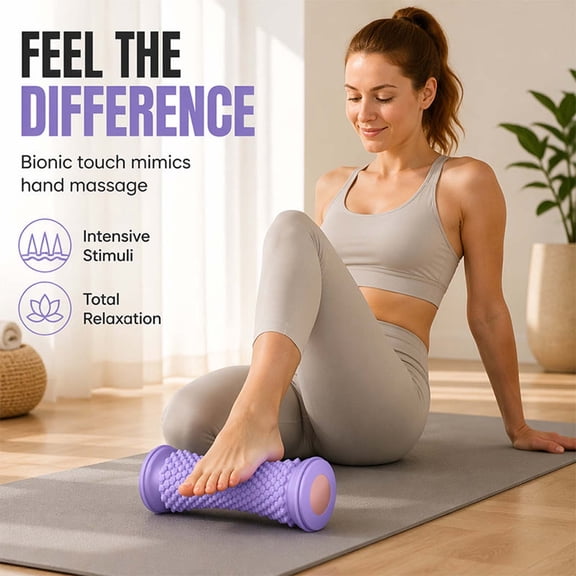 Tpe Foot Massage Roller for Plantar Fasciitis, Foot Relief Roller for Sore Feet, Massage Roller for Arch Pain Relief