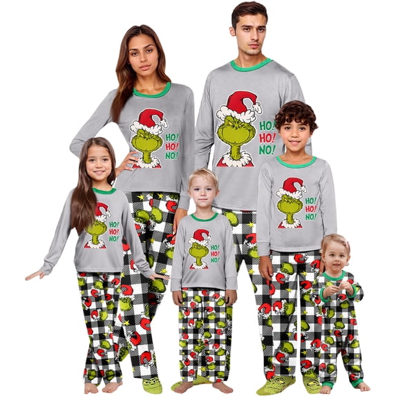 Tplvbz Grinnchy Family Christmas Pjs Matching Sets Christmas Family ...