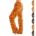 thumbnail image 1 of Tplvbz Halloween Pajama Pants Women - Spooky Print Lounge Pants for Women, Soft Pj Pants Comfy Elastic Waist Sleepwear, Womens Halloween Pj Pants, Cozy Pajama Pants for Fall & Holiday Saffron S, 1 of 8