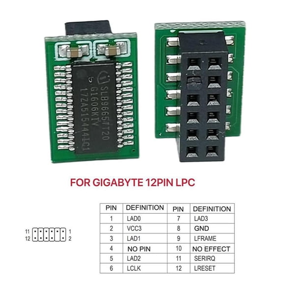 Tpm 2.0 Encryptie Beveiliging Module Afstandsbediening Moederborden Upgrade 12pin 18pin 14pin 11 Module