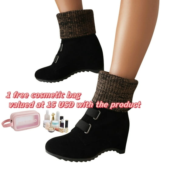 Tponi Ankle Boots For Women Women Boots Clearance Size 7.23womens Western Boot Clearance Womens Comfort Boots Round Toe High Heel Mid-Calf Work Work Boots