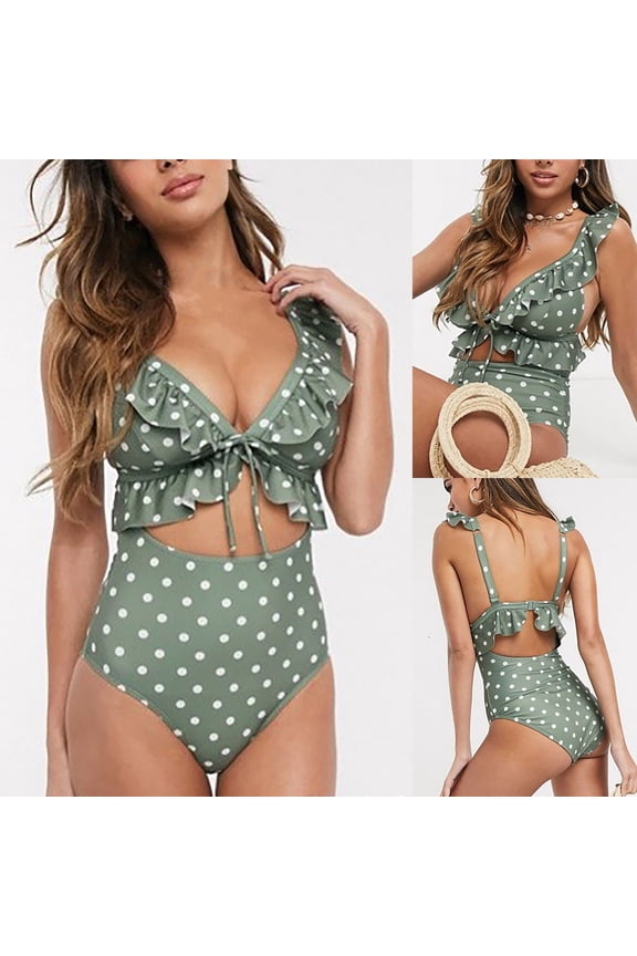 Athletic Swimsuits For Women One-Piece Mint Green Womens High Waisted Swimsuits M