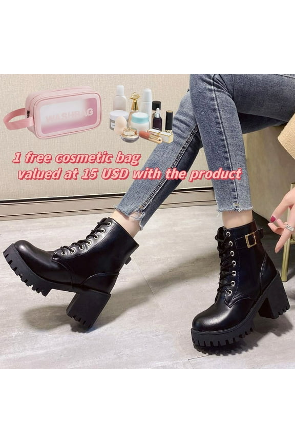 Boots For Women Ankle Booties Boots For Women Boots Round Toe High Heel Ankle-High Easter Chelsea Boots