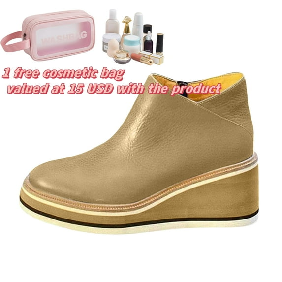 Tponi Boots For Women Ankle Booties Women Boots Clearance Less Than 20.02 Womens Comfort Boots Round Toe Mid Heel Ankle-High Nightclub Chelsea Boots