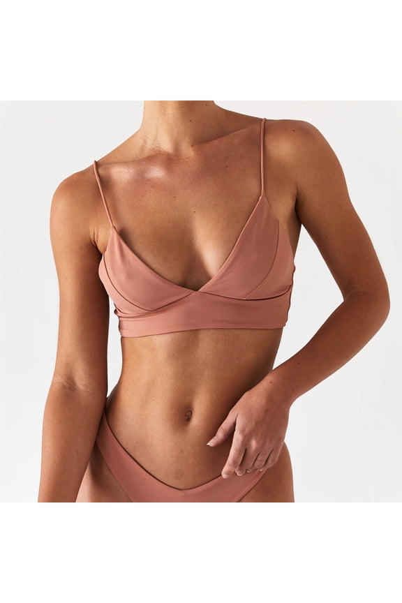 Full Coverage Swimsuits For Women One-Piece Pink Clearance Underwear Bikini XL