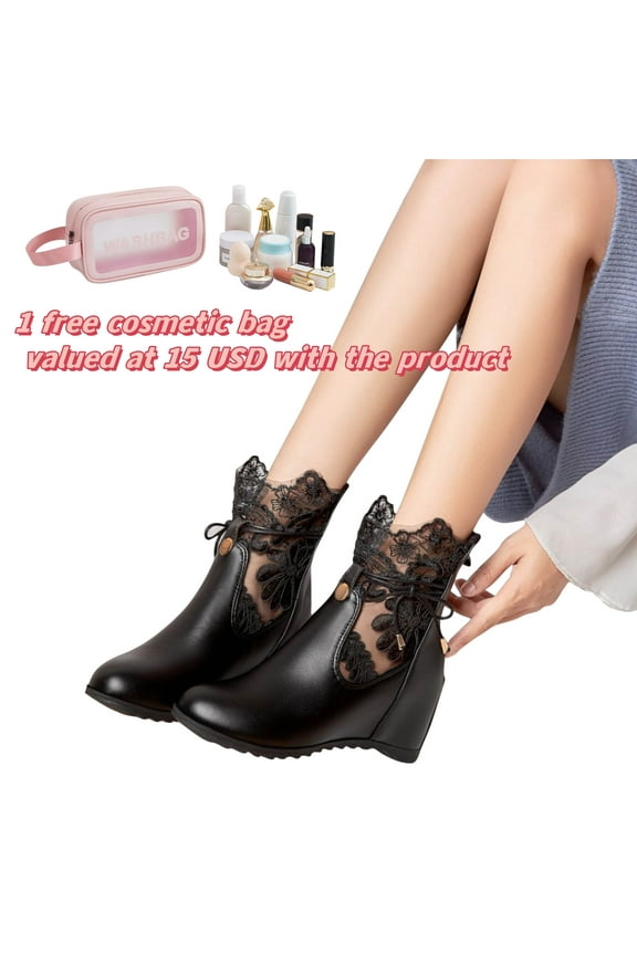 Girls Boots Women Boots Clearance Under S25 Womens Dress Boots Round Toe Mid Heel Ankle-High Casual Booties