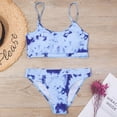 thumbnail image 1 of Tponi Girls One Piece Swimsuits,Girls 2 Piece Swimsuit,Two-Piece Sets,Swim Set,Blue,7-8Year, 1 of 8