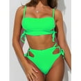 thumbnail image 1 of Tponi Modest Swimsuits For Women One-Piece Elastic Green Clearance Womans Purple Bikini Panties M, 1 of 6