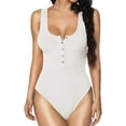 thumbnail image 1 of Tponi Women'S One-Piece Swimsuits One-Piece White Clear Strap Bikini M, 1 of 8