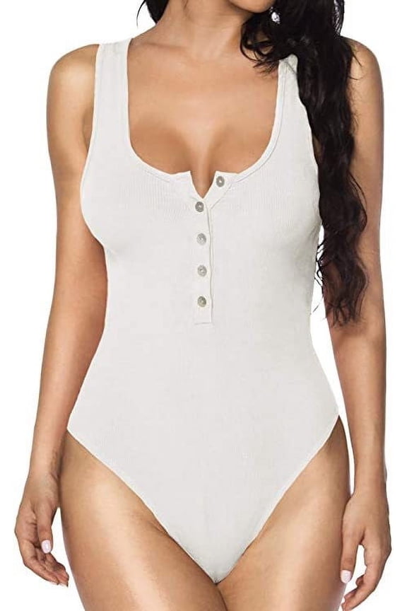 Women'S One-Piece Swimsuits One-Piece White Clear Strap Bikini M