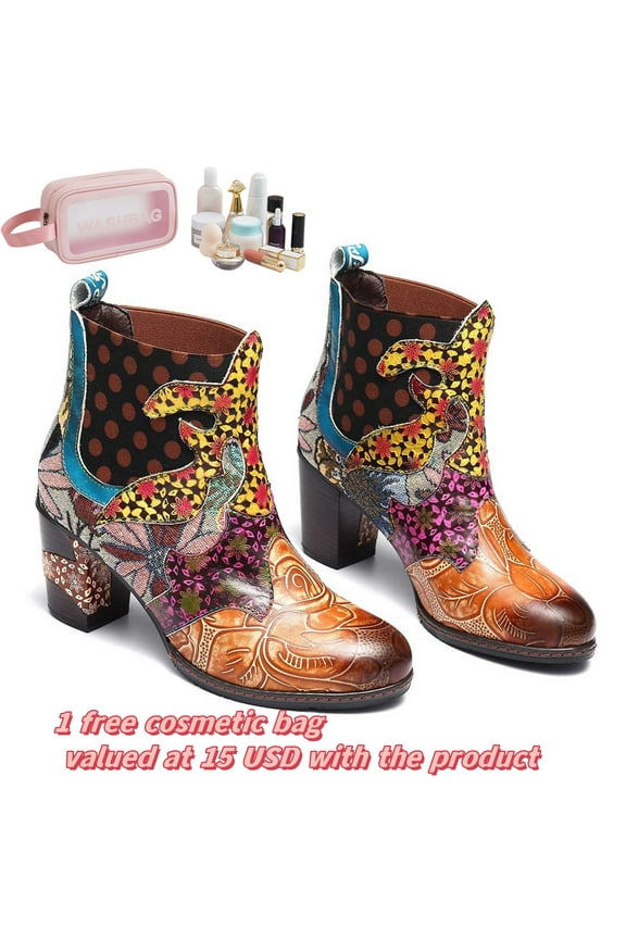 Womens Winter Boots Clearance Shoes Women Boots Boots Round Toe Mid Heel Ankle-High Formal Womens Comfort Boots