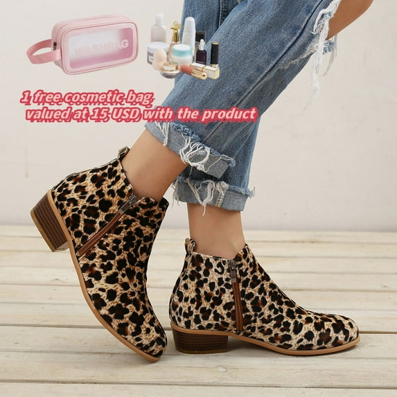 Tponi Womens Work Boots Women Boots Cleaner Womens Chelsea Boots Peak Toe High Heel Ankle-High Formal Work Boots