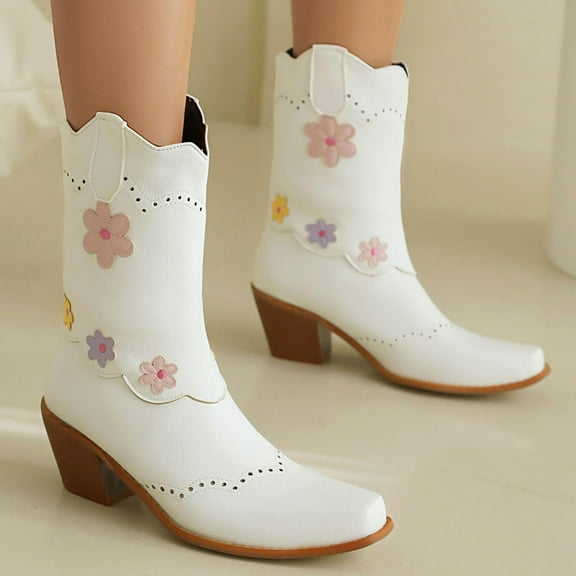 Tponi womens winter boots clearance Women Boots Clearance Under S34 Womens Comfort Boots Peak Toe High Heel Knee-High Formal Booties