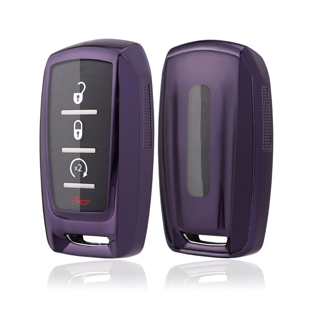 Replacement Key Fob Cover For Dodge Ram, Jeep Grand Cherokee, Chrysler Town & Country - Remote Key Shell Case Only