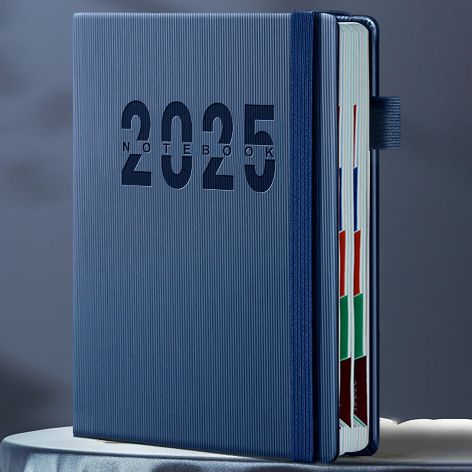 Tpzfurit 2025 Hardcover Planner with Monthly Tabs and 80gsm Thick Paper