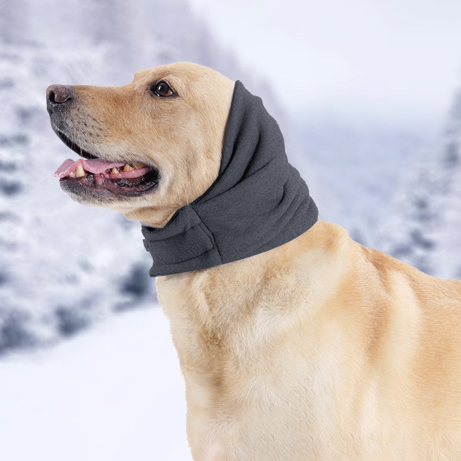 Tpzfurit Dog Calming Hood with Thick Warm Fabric Anxiety Relief and