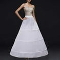 thumbnail image 1 of Tqcoqu Ladies' Solid Color Wedding Dress With Adjustable False Hem Support, 1 of 5