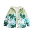 thumbnail image 1 of Tqyyweavej Boys Waterproof&nbsp;jacket&nbsp;Cartoon Spring Fall Hooded Kids Baby Toddler Windproof Light Casual Outerwear Windbreaker Zipper Hooded Jackets Coat (6M-7Y), 1 of 9