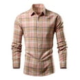thumbnail image 1 of Tqyyweavej Flannel Plaid Shirt for Men Button Down Long Sleeve Shirts Soft Casual Cozy Regular Fit Shirt, 1 of 5
