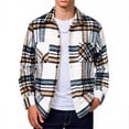thumbnail image 1 of Tqyyweavej Flannel Shirt for Men Western Cowboy Pearl Snap Shirts Lightweight Long Sleeve Vintage Buttons Down Plaid Shirt, 1 of 6