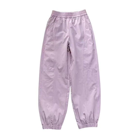 Tqyyweavej Girls Sweatpants Joggers Sweat Pants Letter Graphic Print with Pockets High Waisted Cute Pants 6-16Y