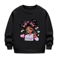 thumbnail image 1 of Tqyyweavej Little Girls Sweatshirts Cotton Long Sleeve Crewneck Pullover Toddler Kids Cute Printed Fall Winter Warm Shirt Sweater Tops 2-12 Years, 1 of 5
