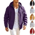 thumbnail image 1 of Tqyyweavej Mens Rain Jacket Waterproof Windproof Outdoor Raincoat with Zip Pocekts Hooded Drawstring Windbreaker for Hiking, Cycling, Fishing, 1 of 10