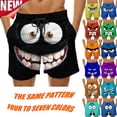 thumbnail image 1 of Tqyyweavej Plus Size Swim Trunks for Men Funny Pattern Solid Color Summer Board Shorts Wide Leg Drawstring Swim Shorts with Pockets, 1 of 6