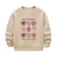 thumbnail image 1 of Tqyyweavej Toddler Girls Pullovers Sweatshirt Long Sleeve T-Shirt Kids Fleece Printed Crewneck Tops Fall Winter Warm Blouse 2-12 Years, 1 of 5