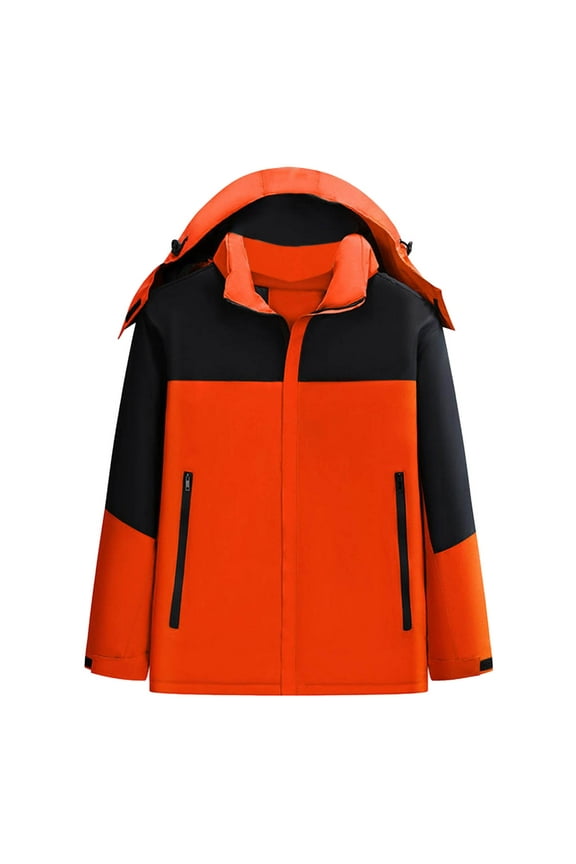 Women's Waterproof Rain Jacket Lightweight Outdoor Windbreaker Rain Coat Shell Warm Lightweight Waterproof Insulated Windbreaker for Hiking, Travel