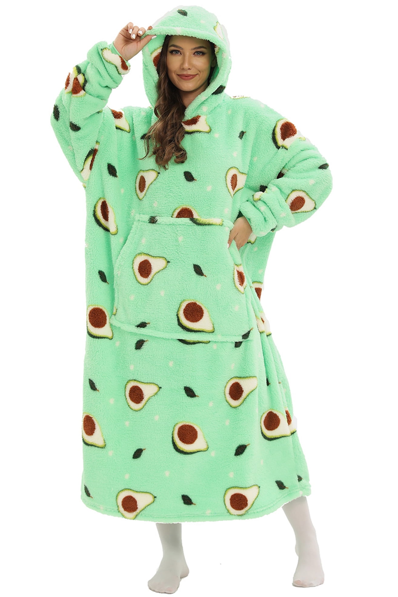 Très Chic Mailanda Wearable Blanket Hoodie Oversized Blanket Sweatshirt