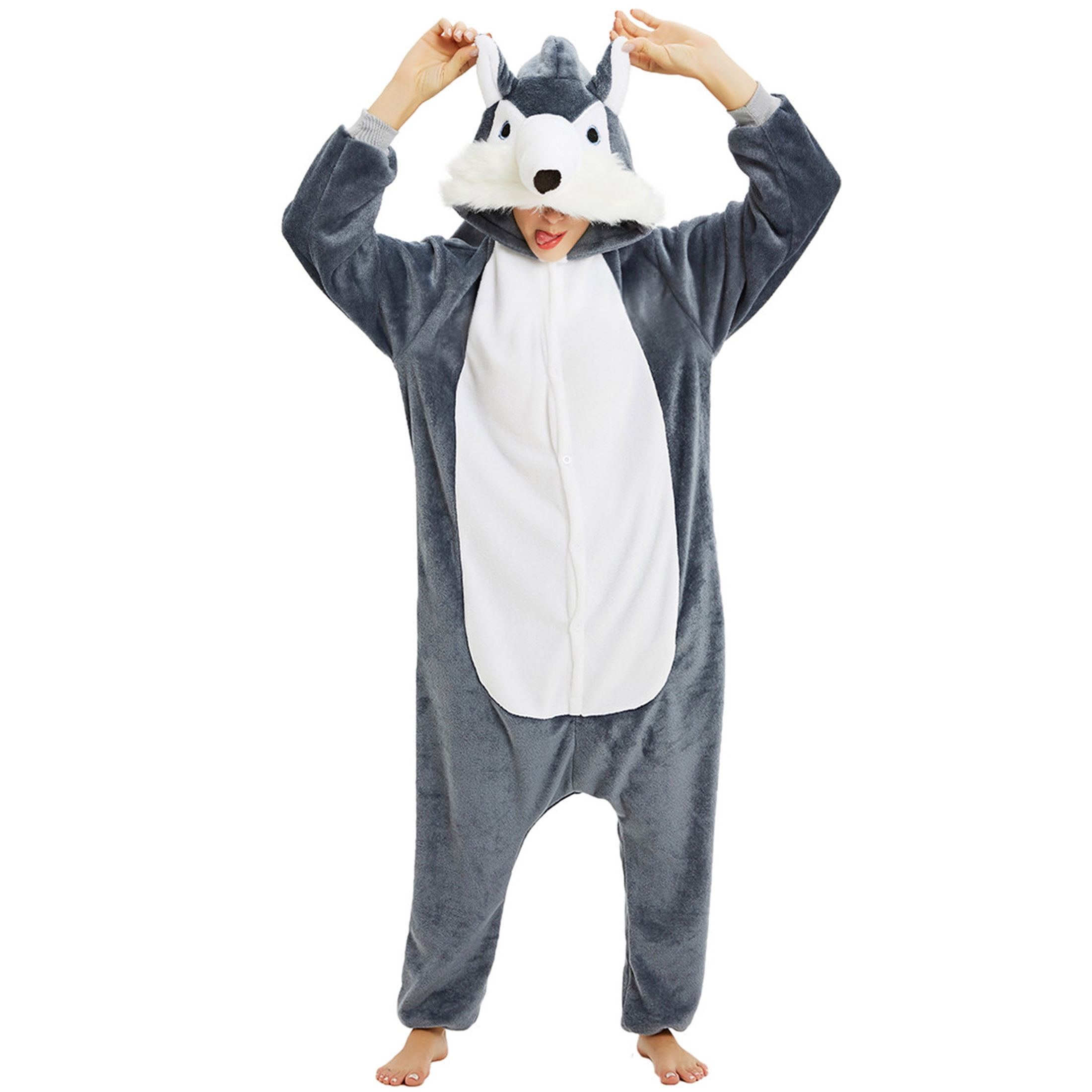 Très Chic Mailanda Animal Pajamas for Women Men Adult Onesie Unisex  Sleepwear Halloween Cosplay Costume