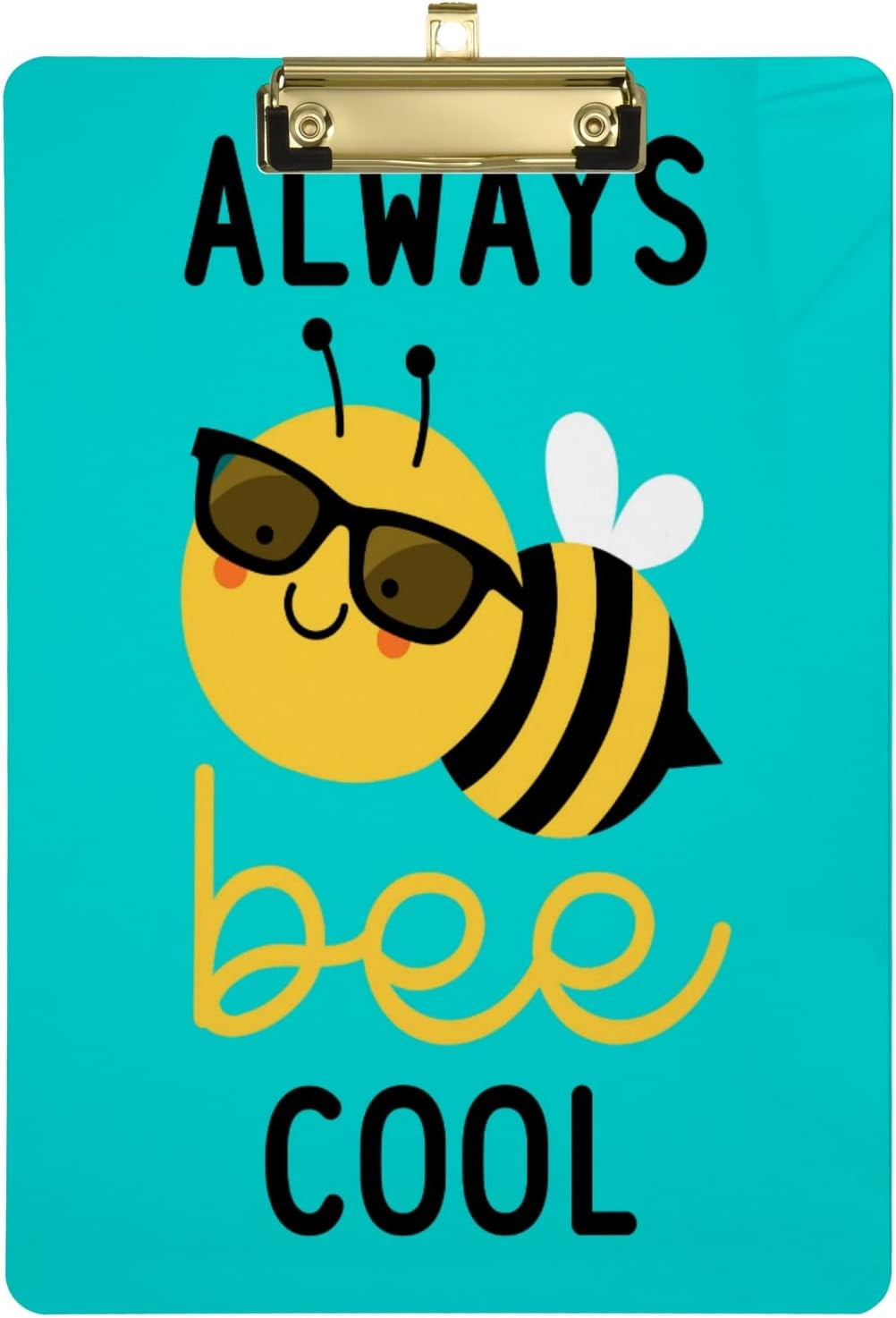 Cute Acrylic Clipboard - 8.5x12 Inch Black German Shepherd Dog Design With Hanging Hole