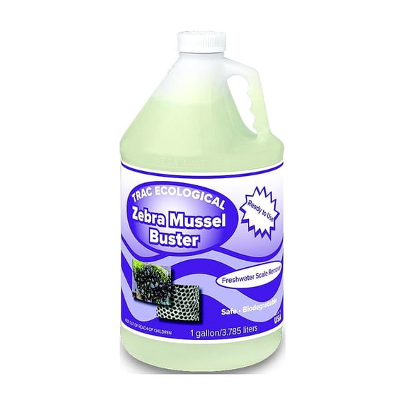 Trac Ecological 1505MG Zebra Mussel Buster, Ready to Use, Gallon