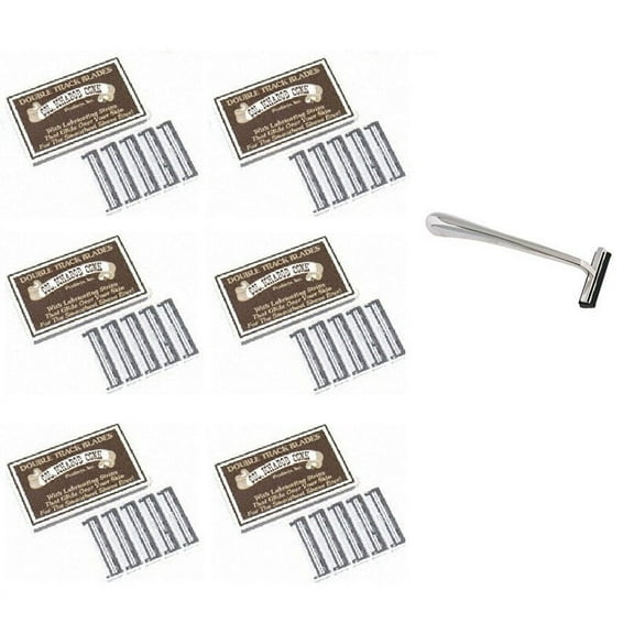 Trac II Chrome Handle + Colonel Ichabod Conk Trac II Razor Blades 10 ct. (Pack of 6) + Beyond BodiHeat Patch, 1 Ct