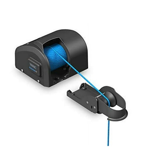 Trac Outdoors Fisherman 25-G3 Electric Anchor Winch - Anchors Up to 25 lb. - Includes 100-feet of Pre-Wound Anchor Rope with Use (69002)