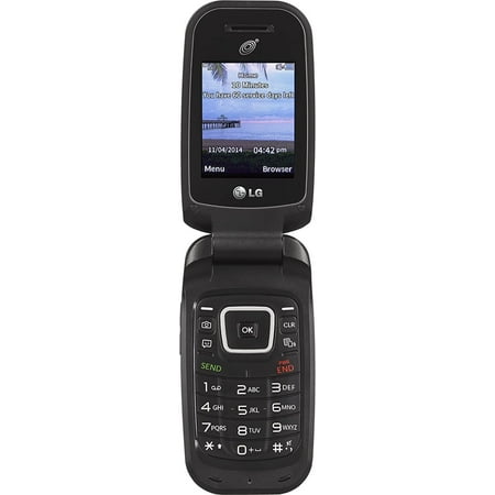 TracFone LG L442BG 3G, Balck - Prepaid Phone