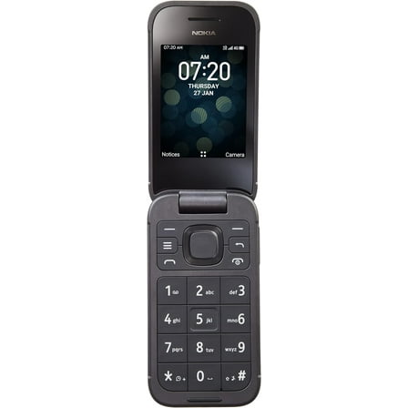 TracFone Nokia 2760 Flip 8GB Cell Phone (Locked), Black